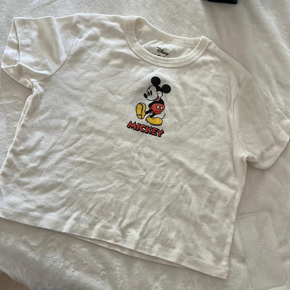 Disney cropped shirt